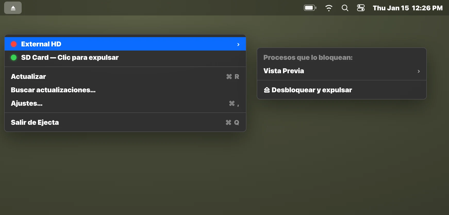 Paso 2: Ve los procesos que lo bloquean